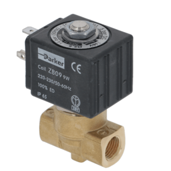 Horeca Parts - Elektromagnes 2-drożny PARKER VE146NV 230V 50/60Hz max 10 bar cewka ZB09 9W - Ekspres do kawy kolbowy Faema, Futurmat, Gaggia, Saeco