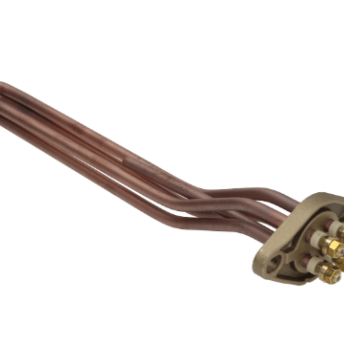 Horeca Parts - Grzałka 2600W 220V, dł. 325 mm, flansza 95x57 mm, odl. między mocowaniem 75 mm - Ekspres do kawy kolbowy Faema, Futurmat