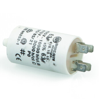 Horeca Parts - Kondensator µF 6,3 450V 50/60Hz - Ekspres do kawy kolbowy Cimbali, Gaggia, Piec konwekcyjno-parowy Hendi (3068010)