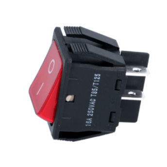 Horeca Parts - Przełącznik 2-biegunowy czerwony 16A 250V - Ekspres do kawy kolbowy Cimbali, Gaggia