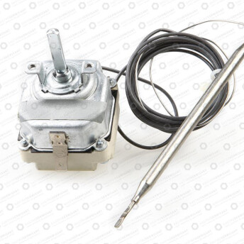 Horeca Parts - Termostat 3-fazowy 10A 400V 100-180°C, dł. kapilary 2000 mm, czujka śr. 6x130 mm