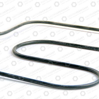 Horeca Parts - Grzałka 1500W 320x300 mm, mocowanie 70x22 mm (dolna, górna) - Piec Garbin 43MX