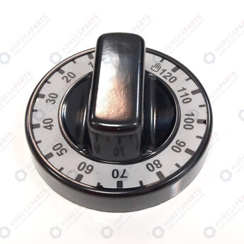 Horeca Parts - Pokrętło timera + szara skala - Kuchnia gazowa elektryczna Hendi 225882, 225899, 226438, 225936, 226223, 226230, 226247, 226421
