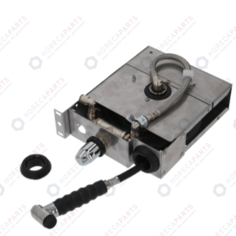 Horeca Parts - Zestaw prysznicowy z automatycznym zwijaczem gumowa rurka EPDM ø 12 mm długość rury 1600 mm do pieca lainox