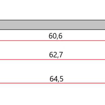 Horeca Parts - Prowadnica półki ( komplet 2 sztuk na 1 półkę ) - szafa chłodnicza Grafen 233580