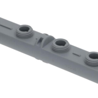 Horeca Parts - Ramię myjące prawe / długość 220 mm / 5 dysz / średnica mocowania 24mm - Amika, Apach, Bonnet, Colged, Cookmax, Dexion, Elettrobar, Eurowash, Hobart, Mastro, Mbm, Thirode