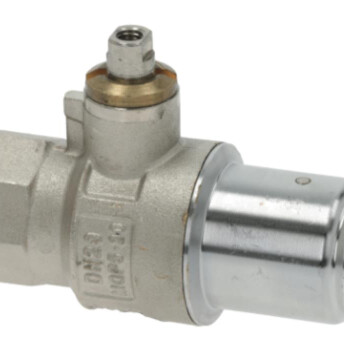 Horeca Parts - Kran spustowy ø 3/4"F mocowanie górnej dźwigni wylot wewnętrzny ø 22 mm - MBM, Modular, Zanussi