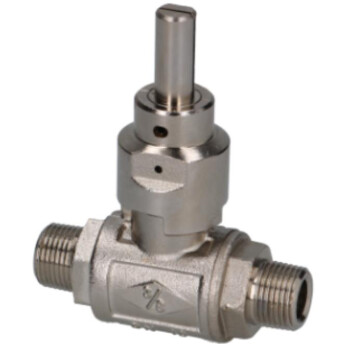 Horeca Parts - Zawór kulowy wodny obustronny / wejście 3/8" / wyjście 3/8" / DN10 / długość 68mm - Kotły - Mbm, Apach, Ascaso, Baron, Colged, Cookmax, Dexion, Elettrobar, Gico, Hobart, Pel