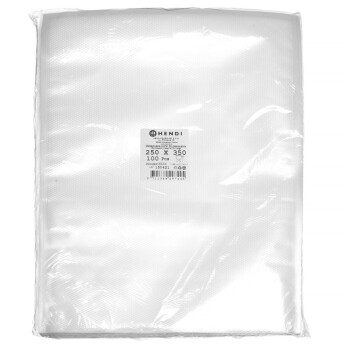 Horeca Parts - Worki moletowane do pakowarek próżniowych 250x350 mm - zestaw 100 szt 250 x 350 mm
