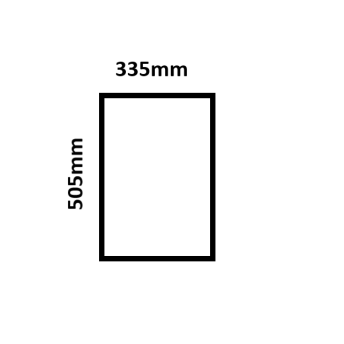 Horeca Parts - Szyba tylna (505x390) - witryna chłodnicza Hendi 233610, 233627, Szron RT-58/B, Royal Catering 1017924