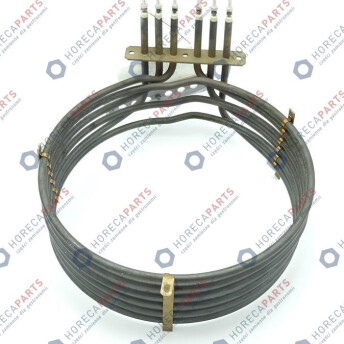 Horeca Parts - Grzałka komory 0000W 230V L 335mm średnica rury 8,5mm OG 3 LA 63mm średnica wewnętrzna 265mm - Piec Lainox KVE081S, NAEV071R, SAEV071R