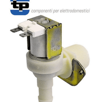 Horeca Parts - Elektrozawór 1-drożny kątowy 230V wlot 3/4, wylot 13,5 mm - Zmywarka Angelo Po, Electrolux ( 3120408 )