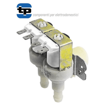 Horeca Parts - Elektrozawór podwójny kątowy 230V wlot 3/4" wylot 11,5 mm - Zmywarka Comenda ( 3120406 )