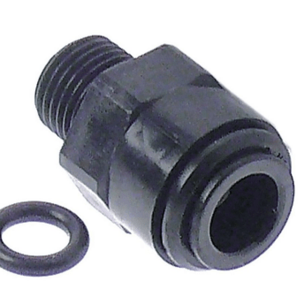 Horeca Parts - Złączka węża z gwintem plastikowym / gwint 1/4" - Piec Lainox ( G770020 )