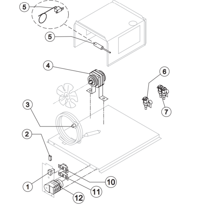 Horeca Parts - Kostkarka natryskowa 21 kg/24 h Brema CB184