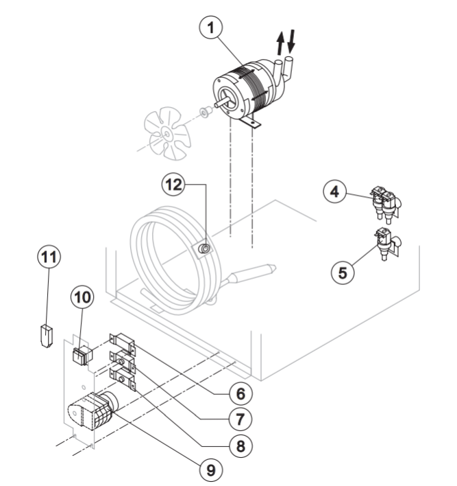 Horeca Parts - Kostkarka natryskowa 42 kg/24 h Brema CB416