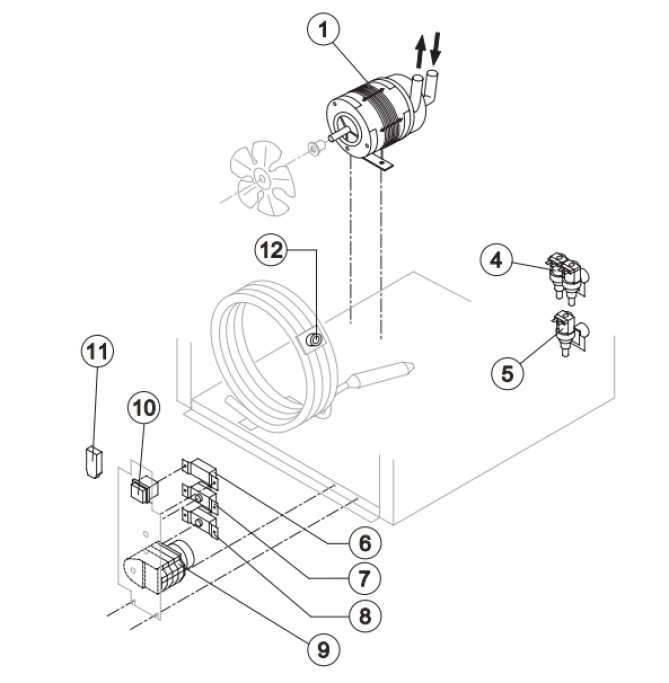 Horeca Parts - Kostkarka natryskowa 38 kg/24 h Brema CB316
