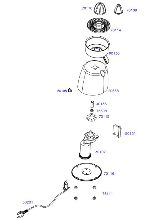 Horeca Parts - Wyciskarka do cytrusów Ceado S15