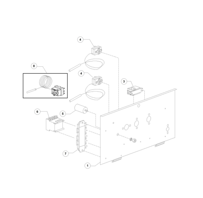 Horeca Parts - Zmywarka gastronomiczna Dihr - dw078