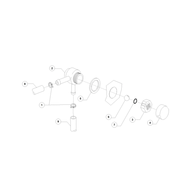 Horeca Parts - Zmywarka gastronomiczna Dihr - dw078