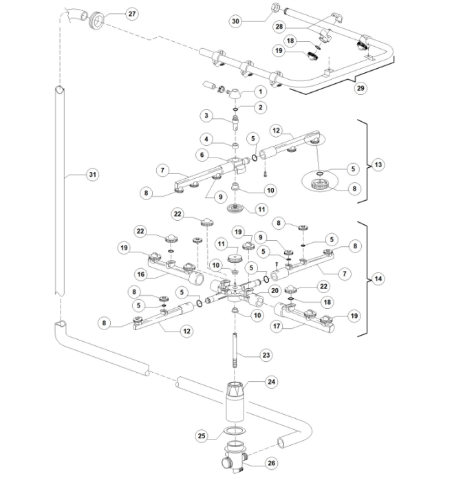 Horeca Parts - Zmywarka gastronomiczna Dihr - DW102N