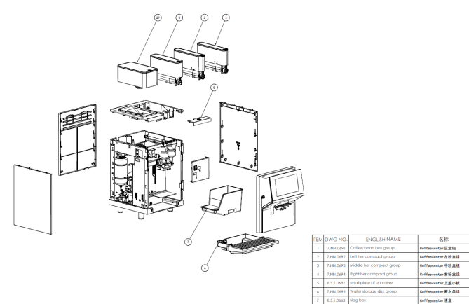 Horeca Parts - Automatyczny ekspres do kawy Dr.Coffee Coffee Center