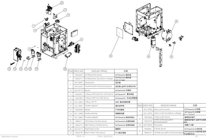 Horeca Parts - Automatyczny ekspres do kawy Dr.Coffee Coffee Center