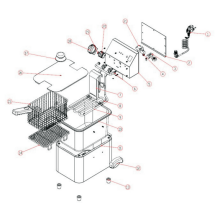 Horeca Parts - Frytownica elektryczna - 4 litry - 2,5 kW - GGM Gastro (EFH4)
