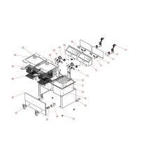 Horeca Parts - Podwójna frytownica elektryczna - 8+8 litrów - 6,5 kW - z kranem spustowym - GGM Gastro (EFH8+8)