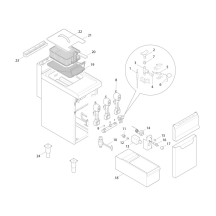Horeca Parts - Gazowa frytkownica - 15 litrów - 12,7 kW - GGM Gastro (GFB479T-15)