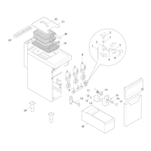 Horeca Parts - Gazowa frytkownica - 20 litrów - 16,5 kW - GGM Gastro (GFB479T-20)