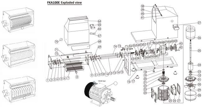 Horeca Parts - Kotleciarka - GGM Gastro (FKA100E#1)