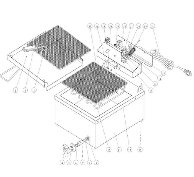 Horeca Parts - Smażalnik do pączków Hendi 205914