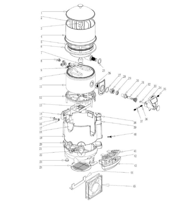 Horeca Parts - Podgrzewacz do czekolady 10l