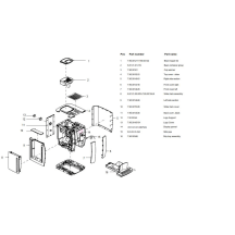 Horeca Parts - Ekspres do kawy automatyczny One Touch, czarny - Hendi 208977