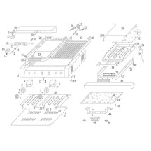 Horeca Parts - Grill kontaktowy Hendi podwójny 263709