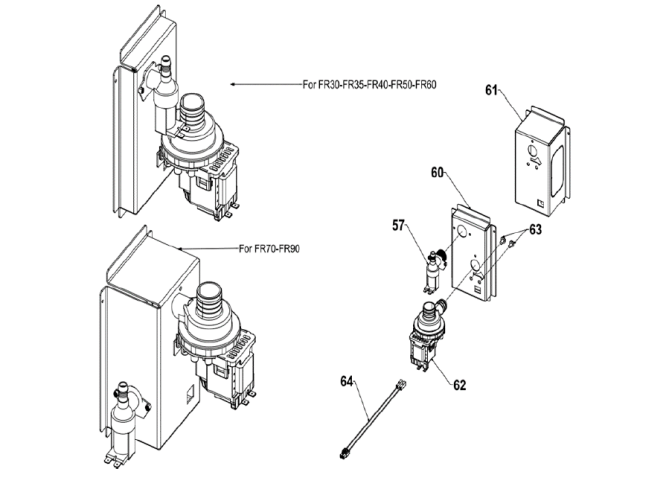 Horeca Parts - Kostkarka do lodu Hendi FR25