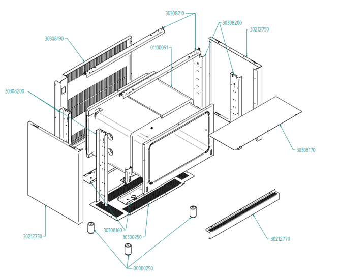 Horeca Parts - Kuchnia gazowa Hendi 225707 (EKC96)