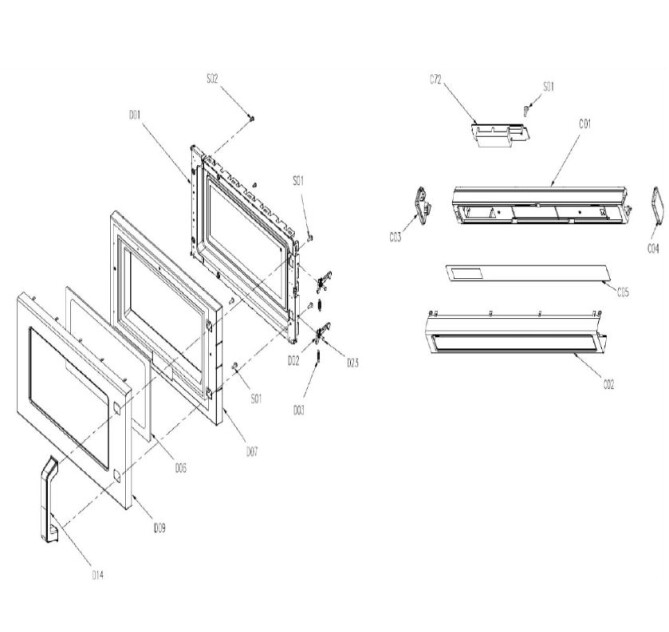 Horeca Parts - Kuchenka mikrofalowa Hendi 281376