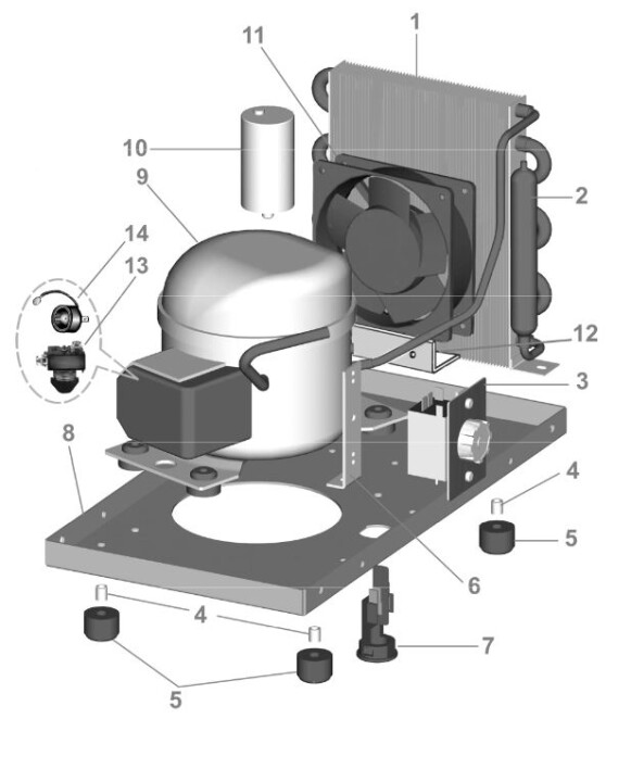 Horeca Parts - Maszyna do bitej śmietany 2,5 L (290927 Barmatic)