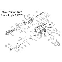 Horeca Parts - Ramię ubijające kompletne - mikser ręczny Hendi 224014, Fimar MX40 (698458, 9740025)