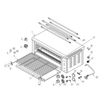 Horeca Parts - Opiekacz kwarcowy Hendi 264409
