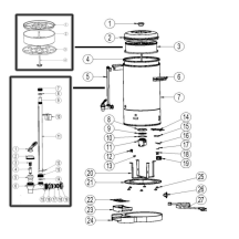 Horeca Parts - Perkolator / zapaczacz do kawy Hendi 10L (211205)
