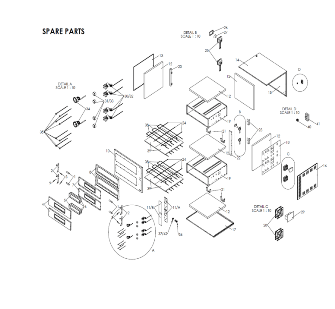 Horeca Parts - Piec do pizzy Hendi BASIC 66 - 226919