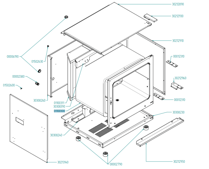 Horeca Parts - Piec konwekcyjno-parowy Hendi 222577  (EKF664-711-616EUD )