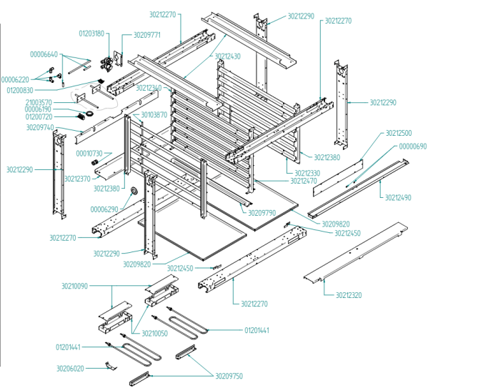 Horeca Parts - Komora rozrostu 12x600x400 Hendi -225981 (EKL1264-EKL1264R)