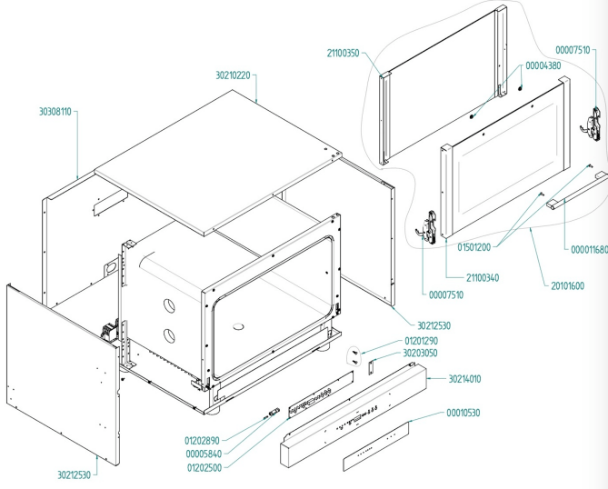 Horeca Parts - Piec piekarniczy Hendi 225059 (EKF464-411DUD)