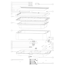 Horeca Parts - Podgrzewacz elektryczny biały Hendi 470428