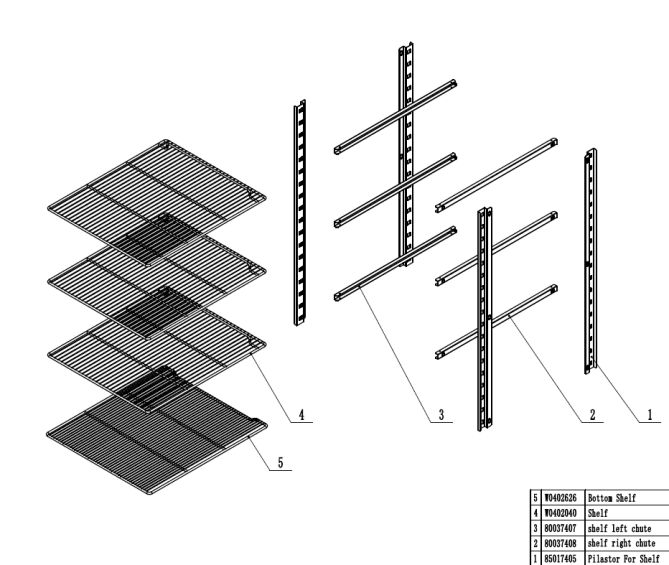 Horeca Parts - Szafa mroźnicza Hendi 232248 (MBL8951)