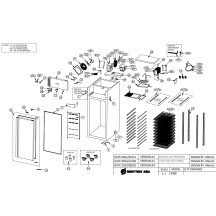 Horeca Parts - Szafa chłodnicza (PA800TN) Hendi 237809